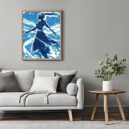 Posterizer 1 pcs-video game character woman-anime style 1-Fantasy & Fiction Art Gift for Daughter, Son, Kids Decor for nursery toddlers kids room-...